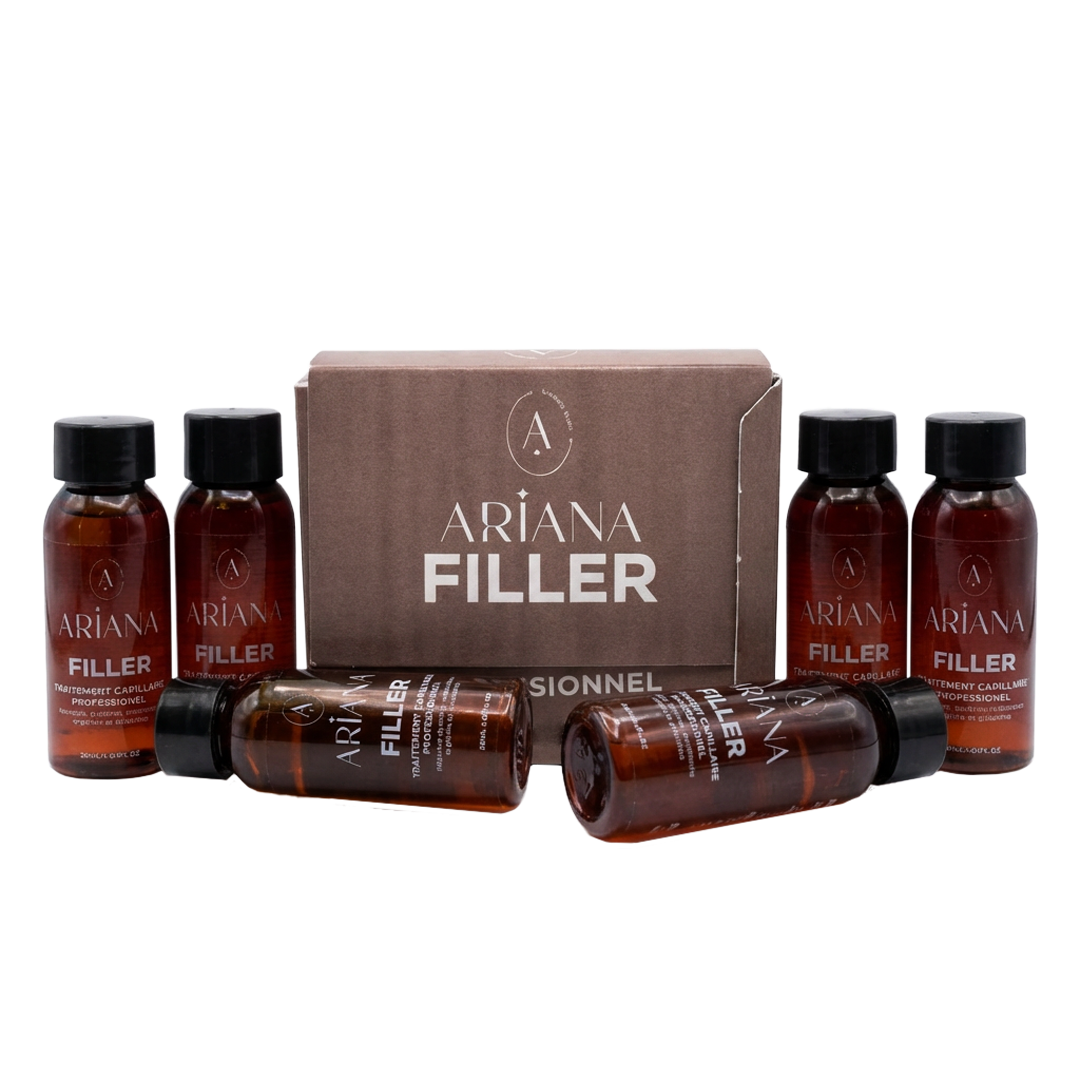 Filler | Traitement Capillaire Professionnel à la Kératine et Acide Aminé (6x30ml)