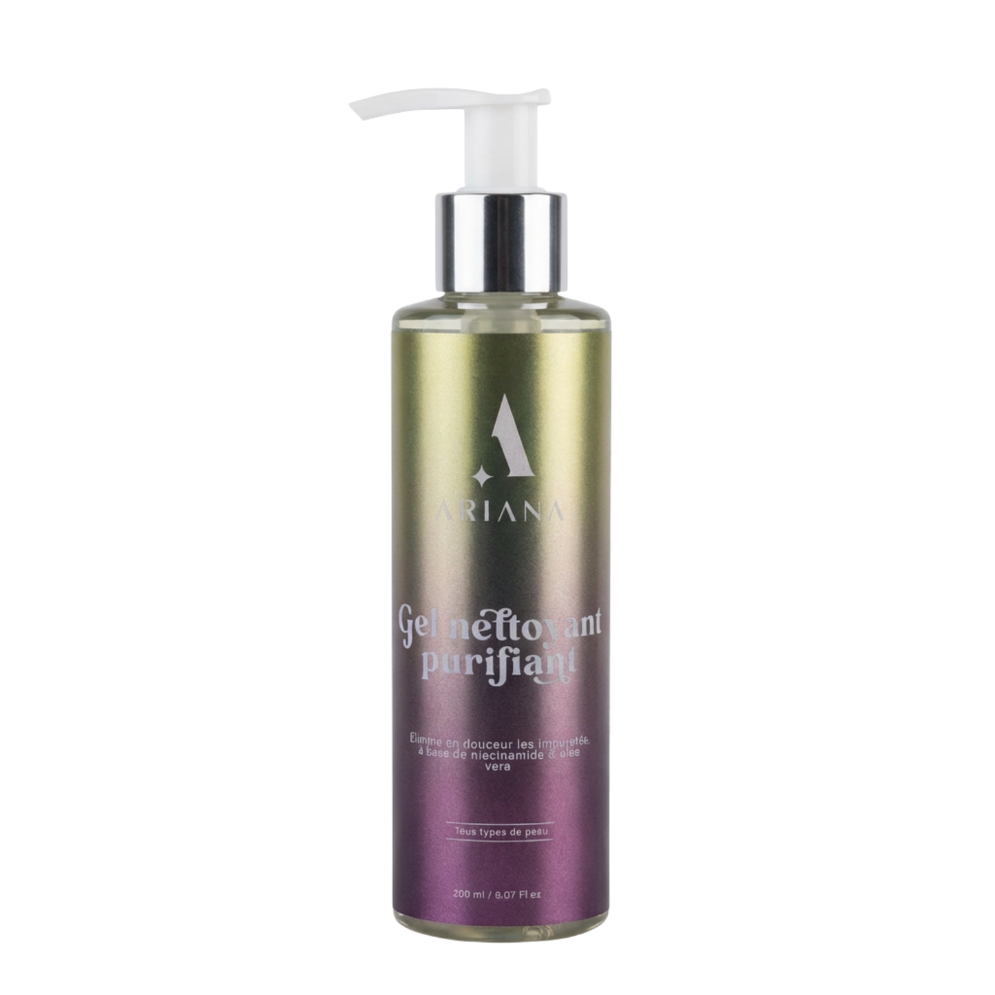Gel Nettoyant Purifiant Visage – Niacinamide & Aloe Vera (200ml)