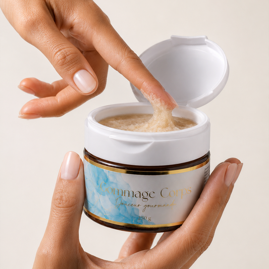Gommage Corps "Douceur Gourmande" (250g) – Exfoliant Naturel & Nutrition Intense