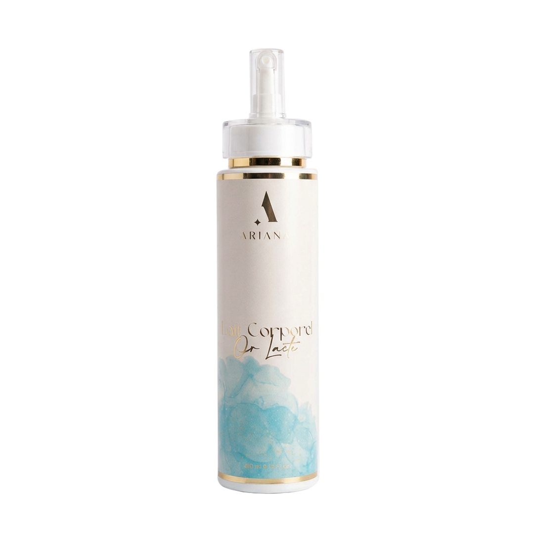 Lait Corporel Or lacté (250 ml) – Argan, Vitamine E, Hydratation & Éclat