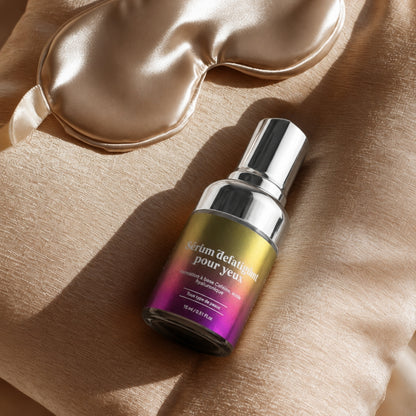 Sérum Défatiguant Contour des Yeux – Caféine, Acide Hyaluronique & Anti-Poches (15ml)