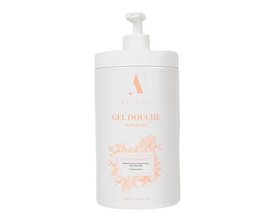 Gel Douche Hydratant Fleur d'Oranger (1000 ml) – Apaisant, Douceur & Format Familial