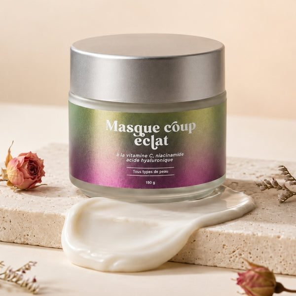 Masque Visage – Vitamine C, Niacinamide & Acide Hyaluronique (150g)