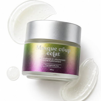 Masque Visage – Vitamine C, Niacinamide & Acide Hyaluronique (150g)