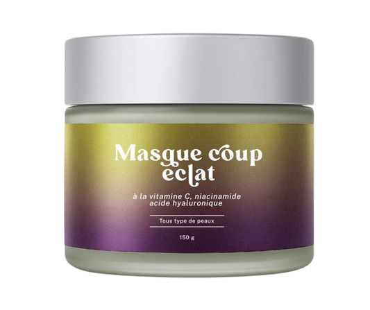 Masque Coup d'Éclat Intensif – Vitamine C, Niacinamide & Acide Hyaluronique (150g)