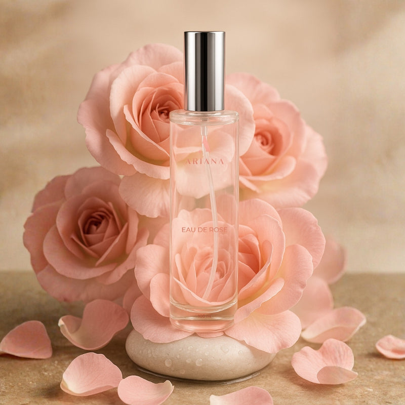 Eau de Rose Pure 100ml – Tonifiant, Hydratant Visage et Corps (100 ml)