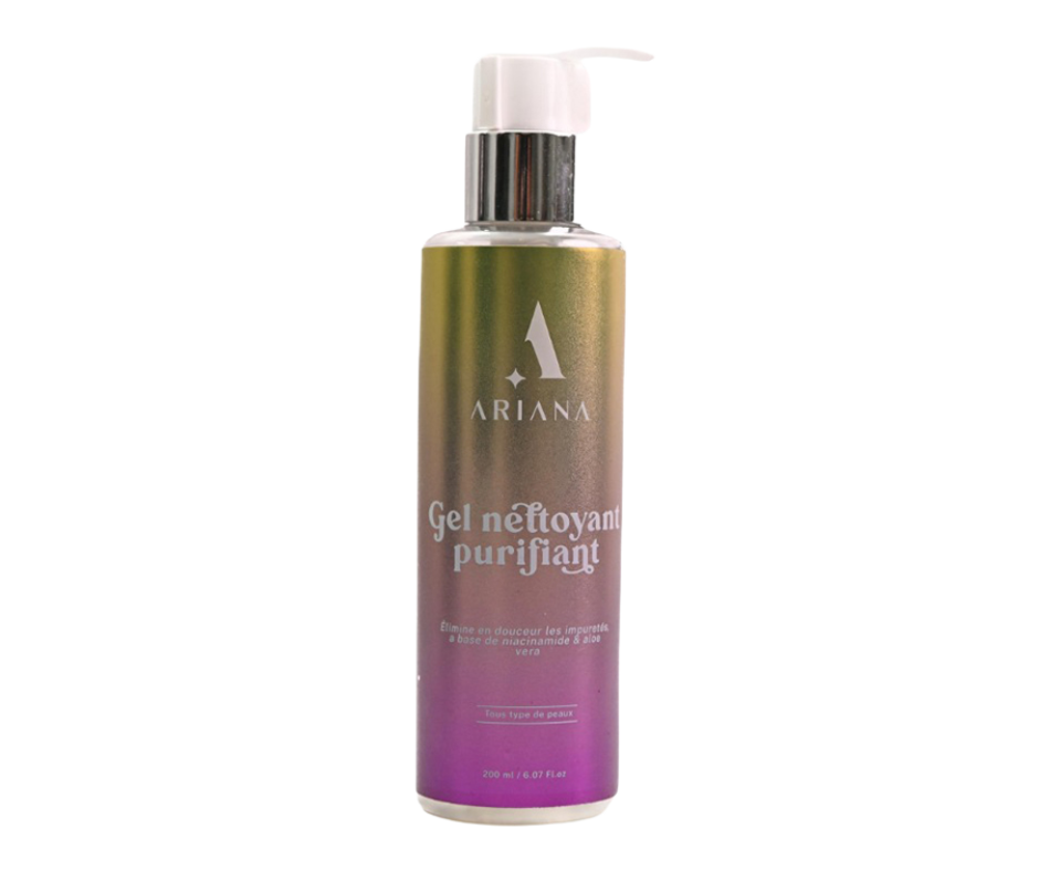 Gel Nettoyant Purifiant Visage – Niacinamide & Aloe Vera (200ml)