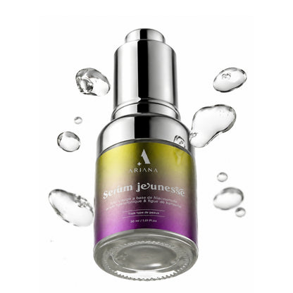 Sérum Jeunesse Anti-Âge – Niacinamide, Acide Hyaluronique & Figue de Barbarie (30ml)