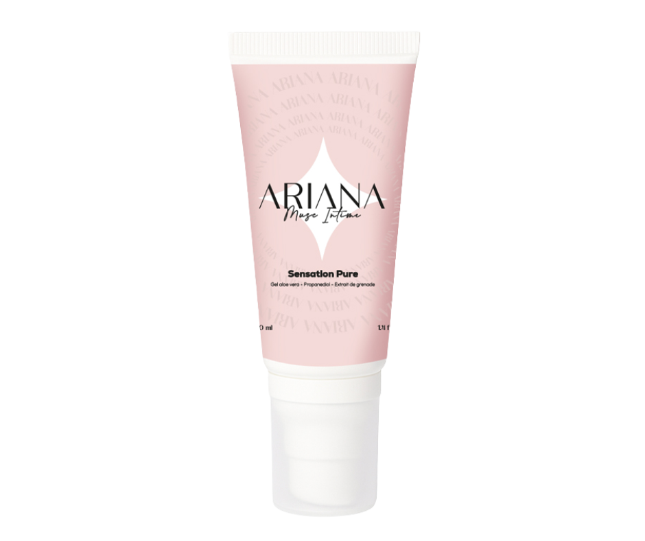 Musc Intime Parfumé "Sensation Pure" (50 ml) – Gel Aloe Vera & Extrait de Grenade
