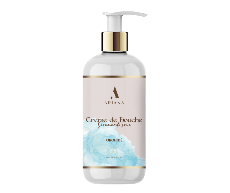 Crème de Douche Douceur & Soin – Parfum Orchidée Exotique (500 ml)