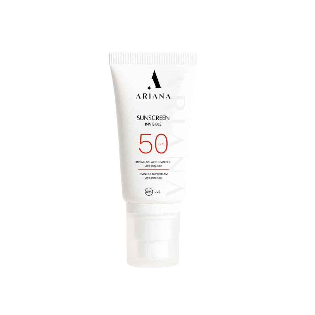 Crème Solaire Invisible SPF 50 (50 ml) – Ultra Protection UVA/UVB, Non Grasse
