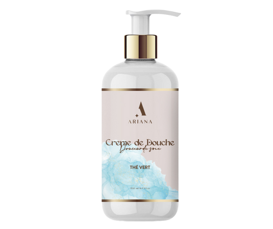 Crème de Douche Douceur & Soin – Parfum Thé Vert Rafraîchissant (500 ml)