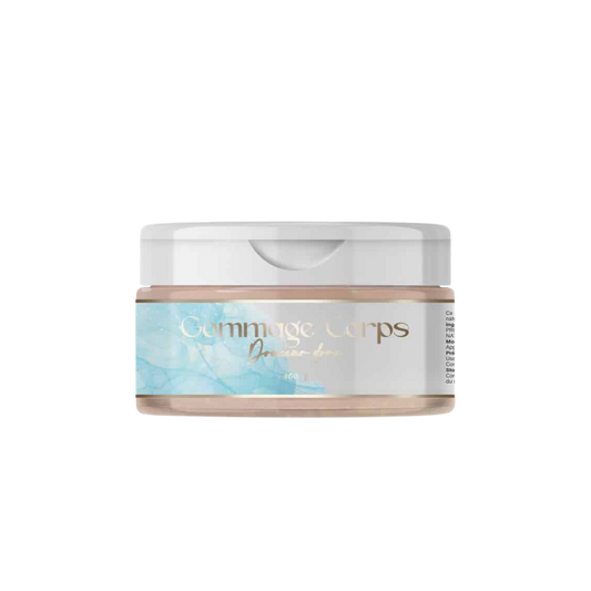 Gommage Corps Douceur Doré – Parfum Miel (250g) | Exfoliation Douce & Peau Satinée