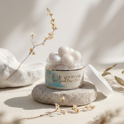 Boule de Gommage "Sweet Scrub" 250 g – Musc Blanc