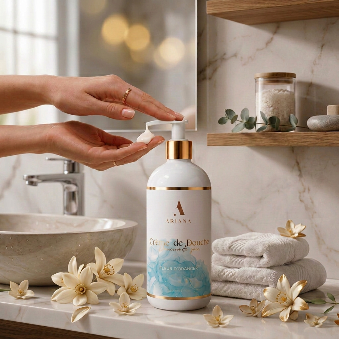 Crème de Douche Douceur & Soin – Fleur d'Oranger (500 ml)
