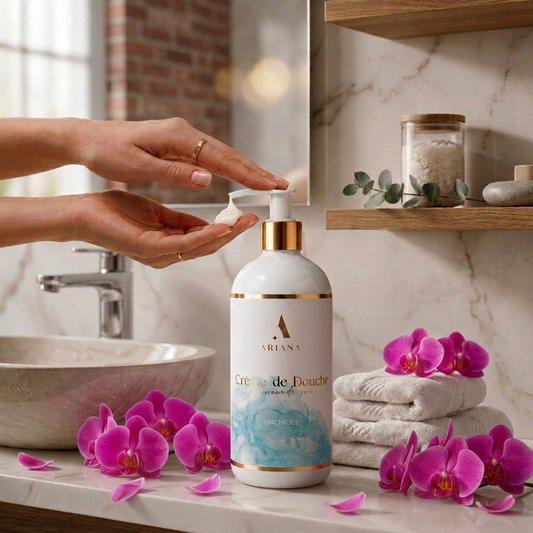 Crème de Douche Douceur & Soin – Parfum Orchidée Exotique (500 ml)