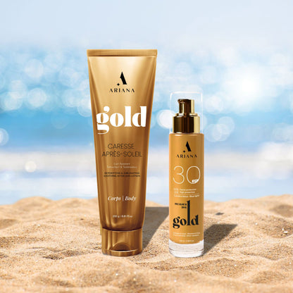 Pack Duo Été – Huile Solaire SPF 30 + Lait Après-Soleil Détoxifiant | Bronzage Sécurisé & Soin Apaisant