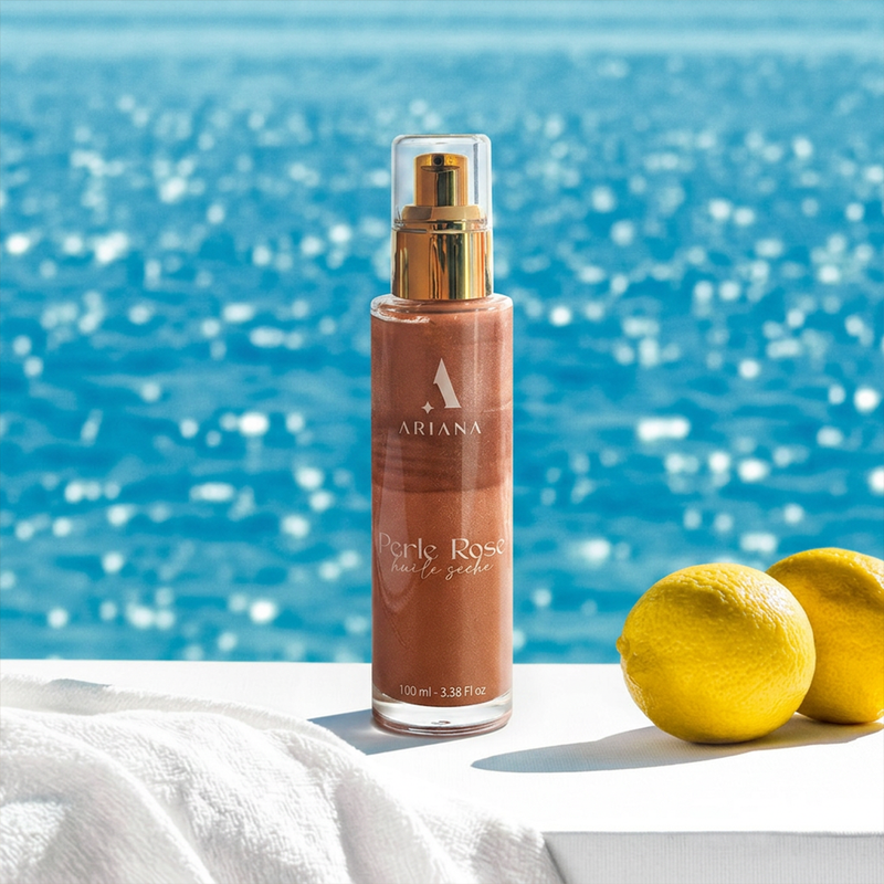 Huile Sèche Pailletée Perle Rose (100 ml) – Effet Sublimateur