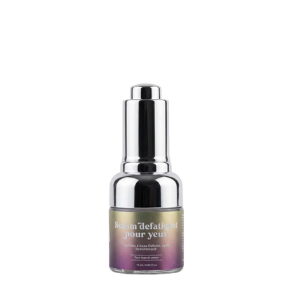 Sérum Défatiguant Contour des Yeux – Caféine, Acide Hyaluronique & Anti-Poches (15ml)