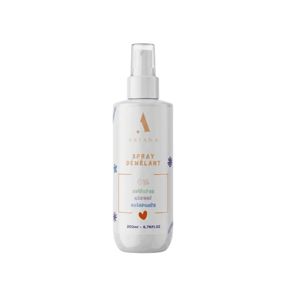 Spray Démêlant Enfant Sans Rinçage (200 ml) – 0% Sulfates, Alcool, Colorants