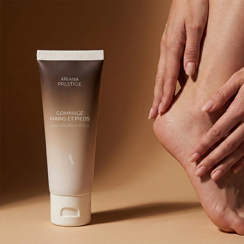 ARIANA PRESTIGE | Gommage Exfoliant Mains et Pieds – Peau Lisse & Rénovée (50ml)