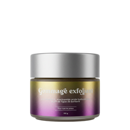 Gommage Exfoliant Visage & Corps – Vitamine C, Niacinamide, Acide Hyaluronique (150g)
