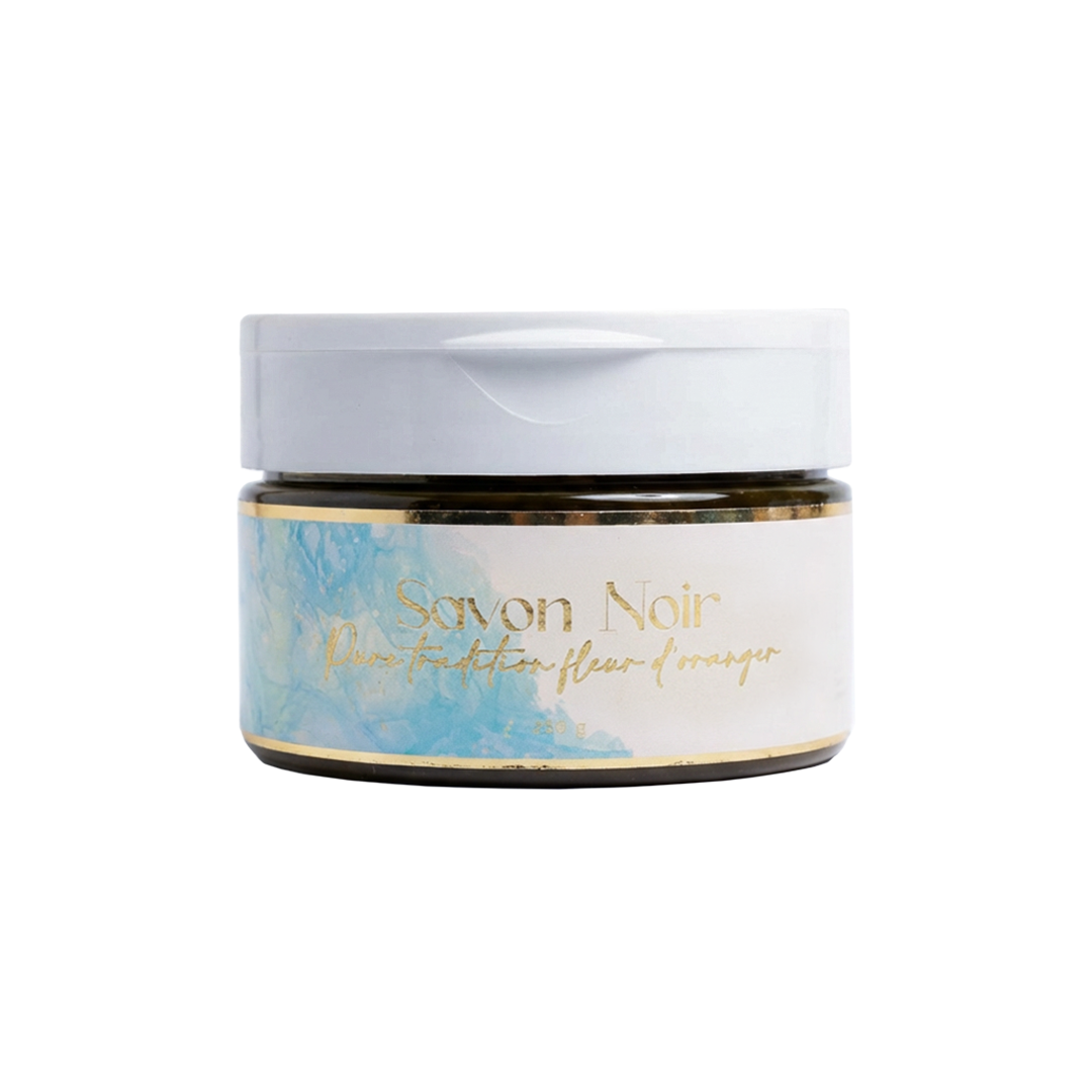 Savon Noir Marocain Pure Tradition – Fleur d'Oranger (250g) | Relaxant & Adoucissant